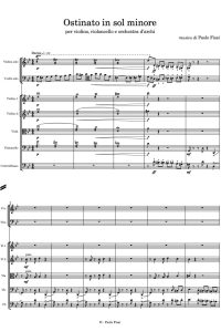 ostinato in sol minore
